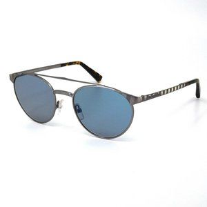ERMENEGILDO ZEGNA “EZ0026” Silver & Tortoise Sunglasses